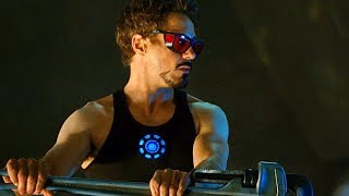 Tony Stark Creating New Element Scene  IronMan 2 2010 Movie CLIP HD [upl. by Araiek]