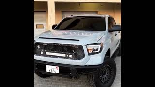 Toyota Tundra Full wrap of Nardo Grey color 😍 FoilackAbuDhabi [upl. by Kalman]