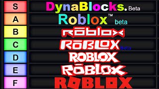 ROBLOX LOGOS Tier List [upl. by Lovering]