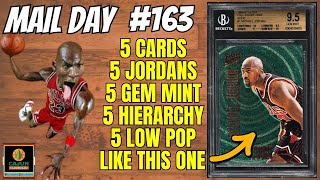 5 Rare Gem Mint Michael Jordan Hierarchy Additions  Mail Day 163 [upl. by Meit]