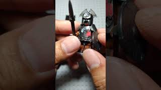 Lego Uruk Hai Pike Spearman  The Lord Of The Rings Knockoff custom minifigures lotr shorts [upl. by Russo]