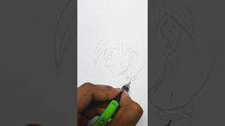 Base form Broly Drawing  drawing dragonballart animeart shorts [upl. by Notaes]