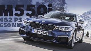 BMW M550i xDrive  Motor Fahrwerk amp Sound [upl. by Settle]