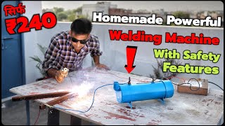 How To Make Portable Welding Machine At Home  Welding Machine कैसे बनाये [upl. by Ainirtac309]