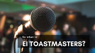 Welcome to EI Toastmasters [upl. by Nnylyt]