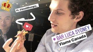 Bar Luca  Flame Canada  Quest for Sydneys Best Burger [upl. by Nnaillek]