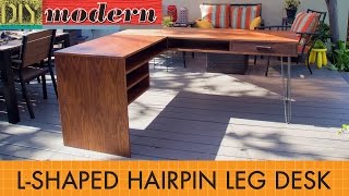 How to make a modern desk [upl. by Anihtyc]