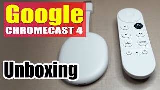 Google Chromecast 4 Unboxing chromecast google unboxing [upl. by Etnovert]