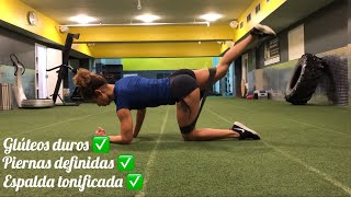 Piernas y glúteos en casa Ejercicios con banda elástica how to grow your bootie Elastic band 🍑 [upl. by Alegnaoj]