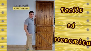 Come fare una porta per casetta da giardino in modo semplice ed economico [upl. by Eidda]