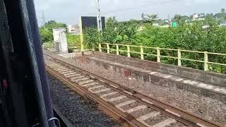 Garifa to hooghly ghat local train  Ganga river  hooghly river  hooghly bridge [upl. by Notsehc]