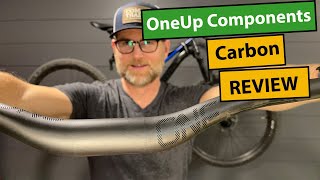 OneUp Components Carbon Handlebar Review and Install [upl. by Arytal]