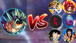 Mr vegetto VS Todos los Youtubers de Dragon Ball Legends [upl. by Entsirhc]