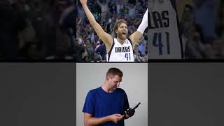 Dirk Nowitzki GameWinner Reaction 👀 [upl. by Anuahsal495]