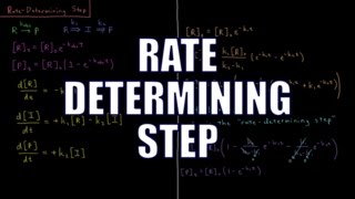 Chemical Kinetics 33  RateDetermining Step [upl. by Frederiksen514]