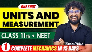 UNITS AND MEASUREMENT  Complete Chapter in One Video  ConceptsPYQs  Class 11 NEET [upl. by Ahsita]