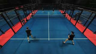 Padelmatch Sivert amp Bjørnar vs Jonas amp Torbjørn sett 1 [upl. by Ynettirb]