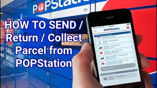 How to Post  Return  Collect parcel via PopStation Singpost in Singapore pop parcel stepbystep [upl. by Lyon248]