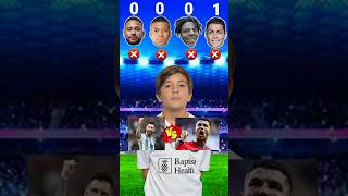 Ronaldo Jr😎 VS THIAGO🤡Messi He chooses his father 😘football ronaldo messi cr7 [upl. by Ube340]