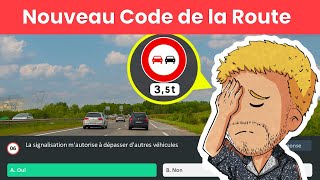 NOUVELLES QUESTIONS  Test Code de la Route 2024  Série 44 [upl. by Pride606]