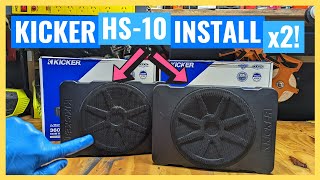 Get the Ultimate Bass Experience with Kicker HS10 Hideaway Underseat Subwoofer Review and Demo [upl. by Adliwa467]