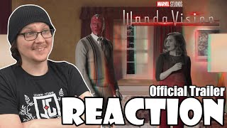 WANDAVISION  Official Trailer Reaction [upl. by Audley]