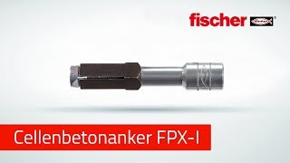 fischer Cellenbetonanker FPXI voor verankering in cellenbeton [upl. by Ekim880]