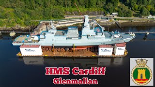 HMS Cardiff  Glenmallan 31AUG2024 [upl. by Ramedlaw]