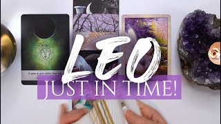 LEO TAROT READING  quotTHIS IS YOUR SIGN TO MOVE FORWARDquot🎯💫 JUST IN TIME [upl. by Brotherson]