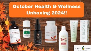 October Health amp Wellness Unboxing 2024 [upl. by Lopez]