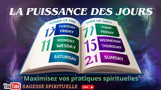 QUELS JOURS UTILISER VOS PRODUITS SPIRITUELS POUR UNE EFFICACITÉ MAXIMALE  DÉCOUVREZ LES JOURS [upl. by Jola895]