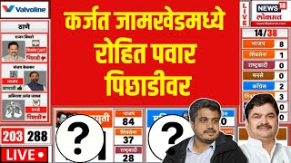 Karjat Jamkhed Vidhansabha Nikal LIVE कर्जत जामखेडमध्ये रोहित पवार यांना धक्का  Election Result [upl. by Schroer]