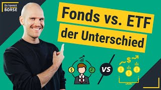 Was ist der Unterschied zwischen Fonds und ETFs 🤔 [upl. by Akcinehs]