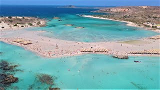 ELAFONISI BEACH CHANIA CRETE GREECE [upl. by Woolley529]