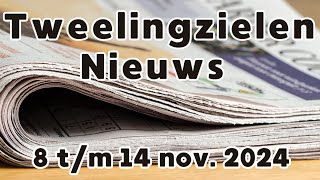 Tweelingzielen nieuws 8 tm 14 november 2024 tweelingzielen tweelingvlammen union [upl. by Anaylil]