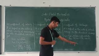 Fluid Mechanics Hydraulic coefficient by Aayush Soni Student of Civil Engg TGPCET [upl. by Warfield]