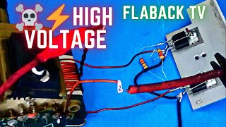 How making high voltage ⚡ flyback tv [upl. by Oiramaj122]