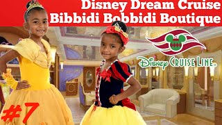 Bibbidi Bobbidi Boutique  Disney Dream Princess Makeover  Very Merrytime Cruise Vlog [upl. by Heger]