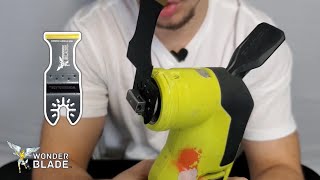 How to ChangeAttach Multi Tool Blade Ryobi Oscillating Tool  WonderBlade™ [upl. by Pirri119]