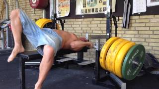 Bench Press Fail safety bars failure [upl. by Aicatan]