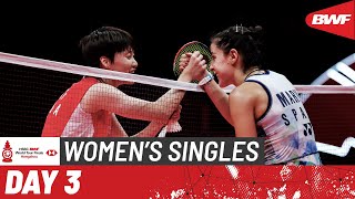 HSBC BWF World Tour Finals 2023  Chen Yu Fei CHN vs Carolina Marin ESP  Group B [upl. by Waldo]