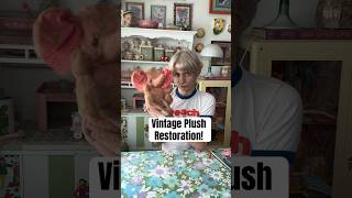 Vintage Plush Restoration toycollection vintagetoys toyrestoration kitschy [upl. by Delamare]