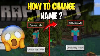 HOW TO CHANGE GAMERTAG IN MINECRAFT  HOW TO CHANGE NAME MINECRAFT 119 [upl. by Ianej]