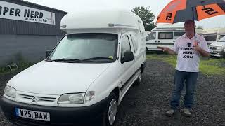 2000 BERLINGO ROMAHOME DUO SOLD WHILE FILMING BUT MORE ROMAHOMES DUE IN RING FOR DETAILS 07985261078 [upl. by Eenattirb700]