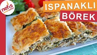 Sodalı Ispanaklı Tepsi Böreği  En pratik ıspanaklı börek yapımı [upl. by Lauzon273]