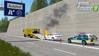 LS17  Praktikant zerstört BMW und wird vom ADAC auf Autobahn von Bauhof Weber abgeschleppt🚧💥 [upl. by Zelma171]