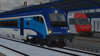 Train Simulator Classic Route Learning Nordbahn Wien Hbf to Břeclav Railjet [upl. by Roselba]