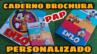 Como personalizar caderno brochura Erikartes [upl. by Graner820]