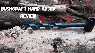 HONDER Bushcraft Hand Auger  REVIEW and TEST  is it any GOOD [upl. by Nonie]