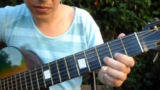 UN BESO Y UNA FLOR TUTORIAL GUITARRA PUNTEO [upl. by Swor717]